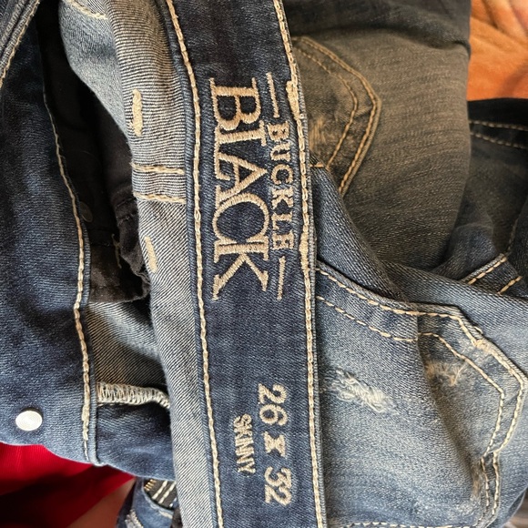 Buckle Black Jeans 26 - Picture 3 of 5